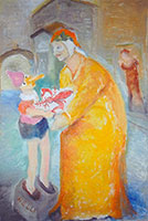 Pinocchio dona il Giglio a Dante